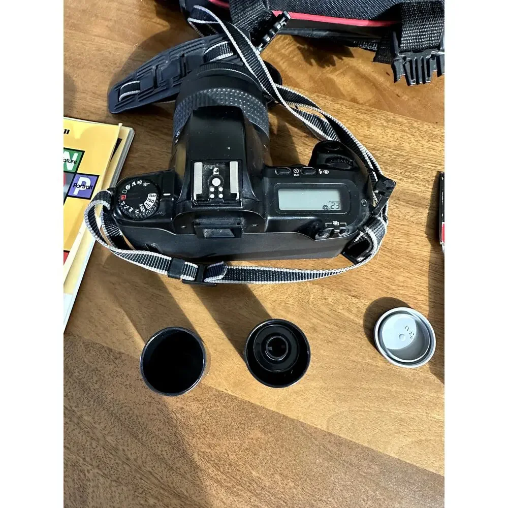 Canon EOS Rebel X S 35mm film camera Canon Zoom Lens EF 35-80mm